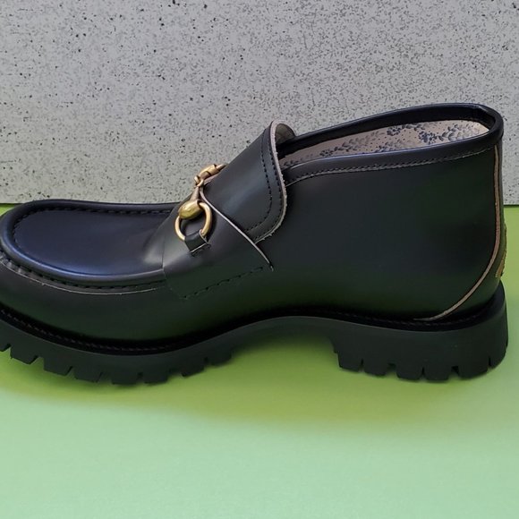 NIB Gucci Harald horsebit lug sole loafers G 10.5/ US 11 - Picture 3 of 6